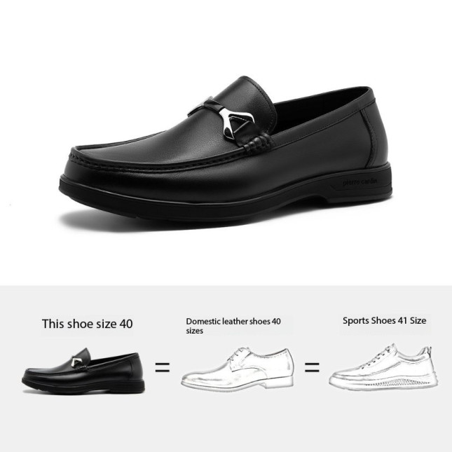 Pierre Cardin Men's Cow Leather Business Loafers Y21G330A